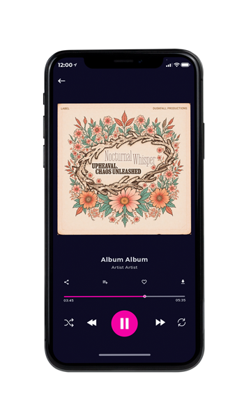 Tablet view of Premade Indie & Folk Music Book Cover - Chamois #17739 | AlbumArtZone*