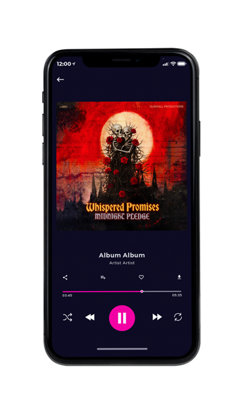 Tablet view of Premade Heavy Metal & Gothic Metal Album Cover - Flame Pea #17782 | AlbumArtZone*