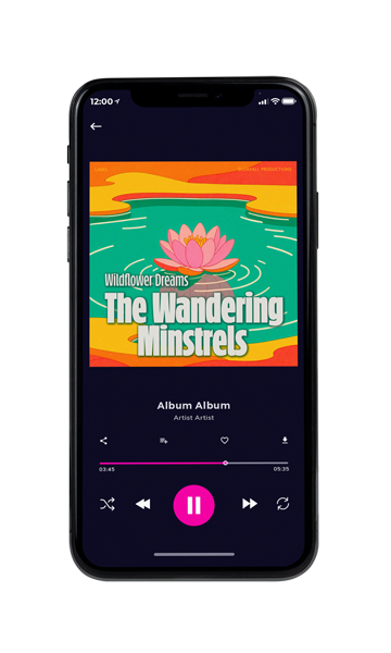 Tablet view of Premade Indie & Folk Music Album Cover - Carrot Orange #17806 | AlbumArtZone*