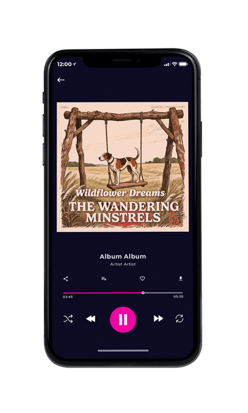 Tablet view of Premade Indie & Folk Music Album Cover - Irish Coffee #17810 | AlbumArtZone*