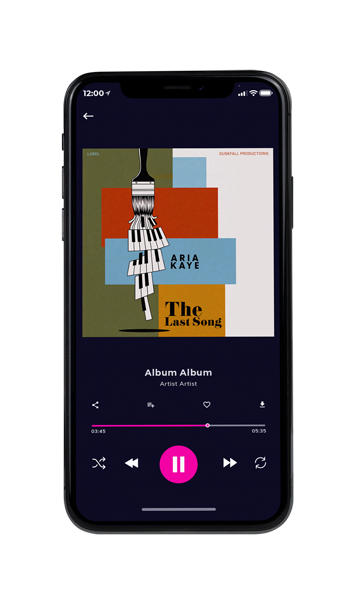 Tablet view of Premade Contemporary Music Album Cover - Tiara #17840 | AlbumArtZone*