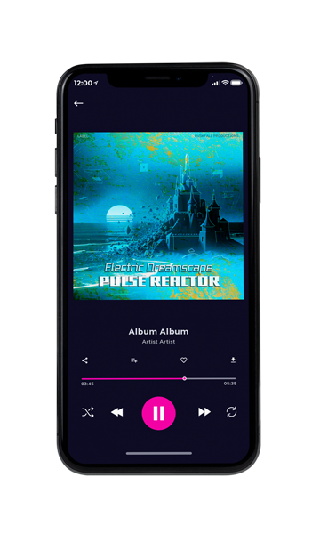 Tablet view of Premade Electronica & Ambient Album Cover - Blue Chill #17869 | AlbumArtZone*