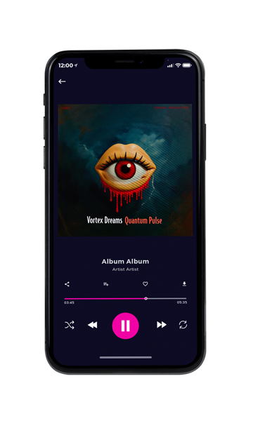 Tablet view of Premade Electronica & Ambient Album Cover - Bunker #17871 | AlbumArtZone*