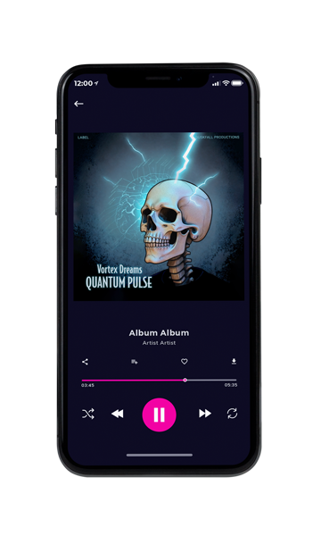 Tablet view of Premade Electronica & Ambient Album Cover - Ebony Clay #17874 | AlbumArtZone*