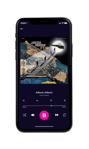 Tablet view of Premade Electronica & Ambient Album Cover - Shark #17930 | AlbumArtZone*