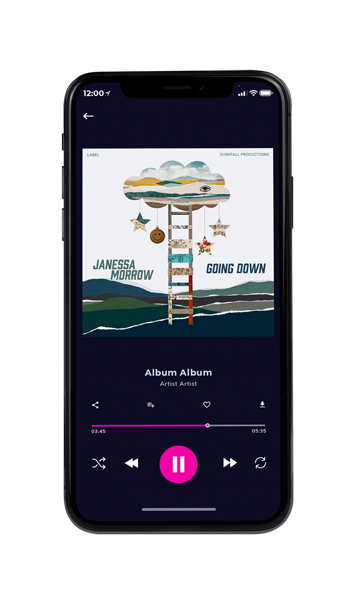 Tablet view of Premade Indie & Folk Music Album Cover - Cararra #17931 | AlbumArtZone*
