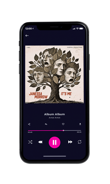 Tablet view of Premade Indie & Folk Music Album Cover - Stark White #17932 | AlbumArtZone*
