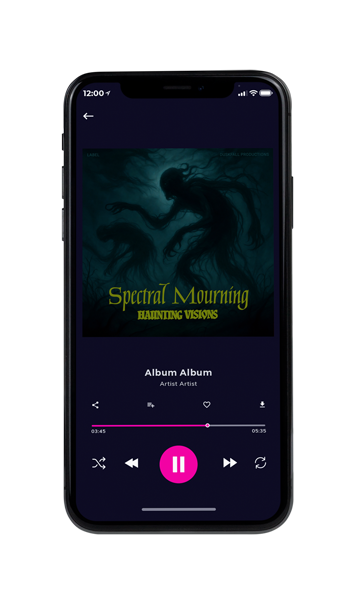 Tablet view of Premade Electronica & Ambient Album Cover - Firefly #17939 | AlbumArtZone*