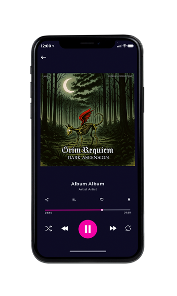 Tablet view of Premade Heavy Metal & Gothic Metal Album Cover - Hunter Green #17970 | AlbumArtZone*