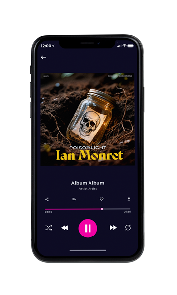 Tablet view of Premade Pop Album Cover - Night Rider #18008 | AlbumArtZone*