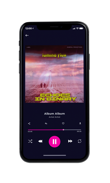 Tablet view of Premade Electronica & Ambient Album Cover - Lily #18026 | AlbumArtZone*