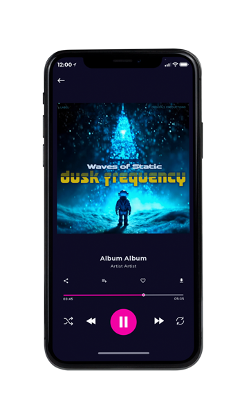 Tablet view of Premade Electronica & Ambient Album Cover - Black Pearl #18036 | AlbumArtZone*