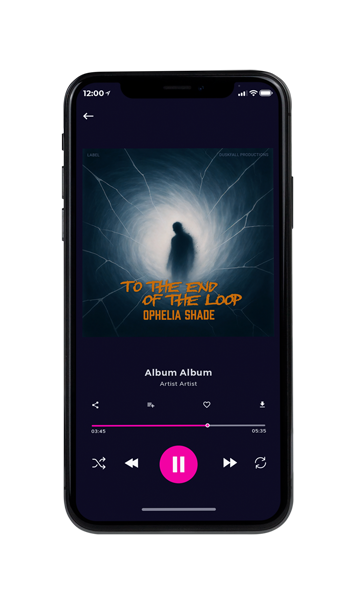 Tablet view of Premade Pop Album Cover - Heathered Gray #18040 | AlbumArtZone*