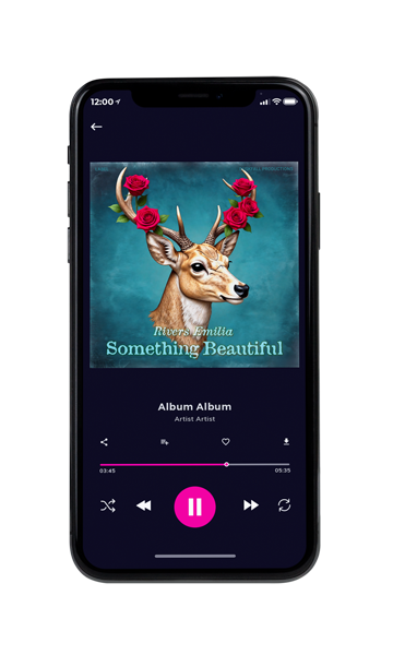 Tablet view of Premade Pop Album Cover - Blue Bayoux #18072 | AlbumArtZone*