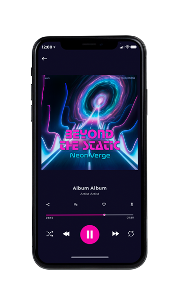 Tablet view of Premade Dance & House Album Cover - Bunting #18141 | AlbumArtZone*