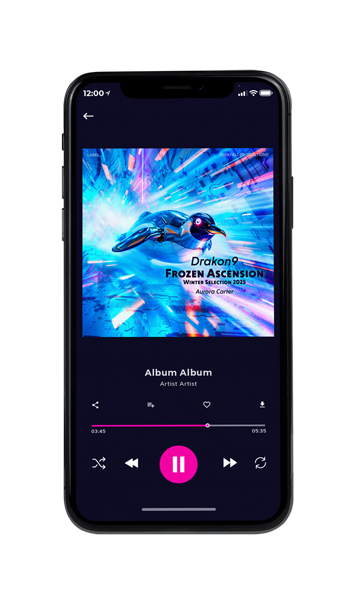 Tablet view of Premade Dance & House Album Cover - Periwinkle Gray #18157 | AlbumArtZone*