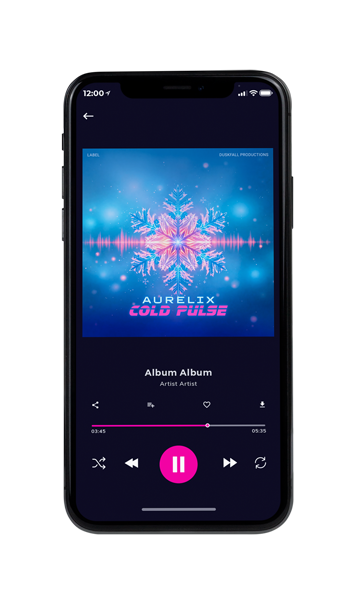 Tablet view of Premade Dance & House Album Cover - Boston Blue #18196 | AlbumArtZone*