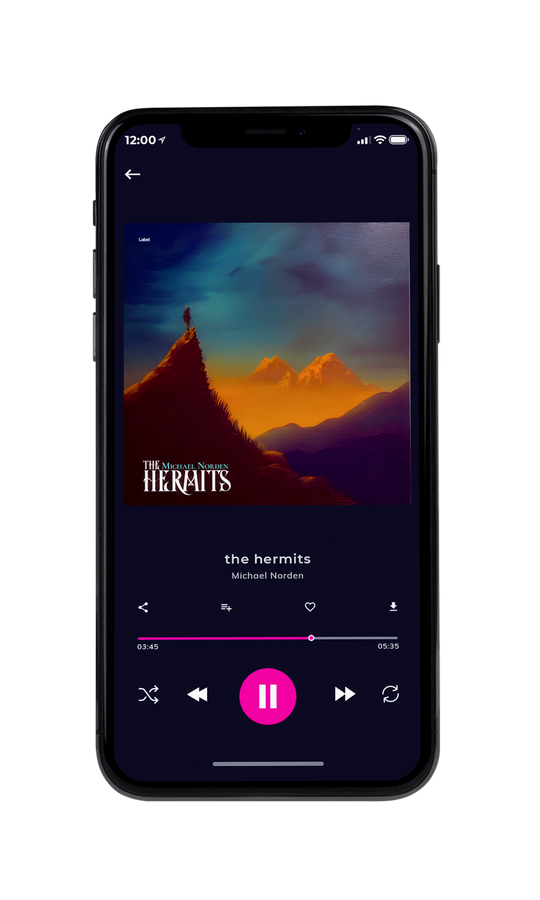 Tablet view of Premade Podcast Album Cover - Blackcurrant #20419 | AlbumArtZone*