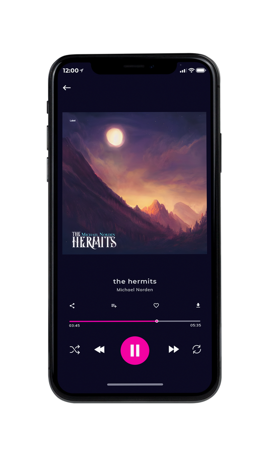 Tablet view of Premade Podcast Album Cover - Blackcurrant #20423 | AlbumArtZone*