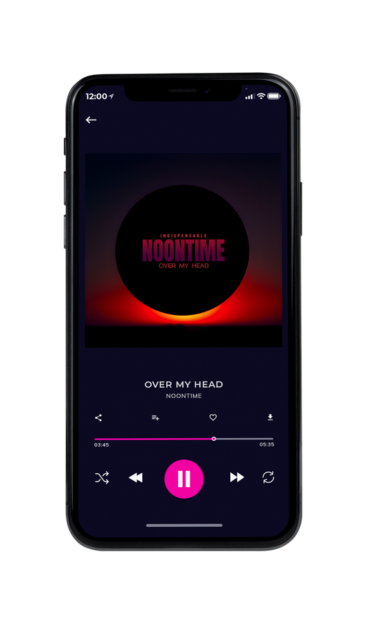Tablet view of Premade Pop Album Cover - Milano Red #20766 | AlbumArtZone*