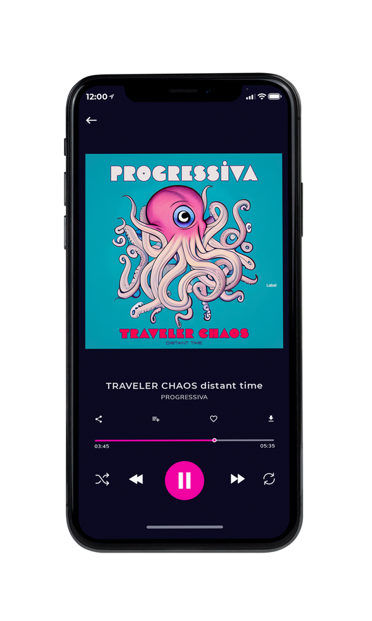 Tablet view of Premade Pop Album Cover - Hippie Blue #21011 | AlbumArtZone*