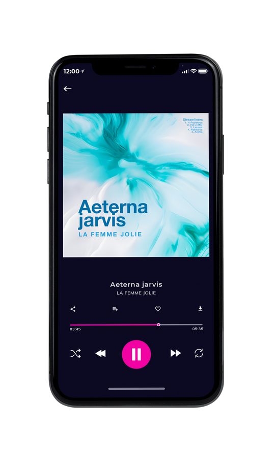 Tablet view of Premade Electronica & Ambient Album Cover - Jagged Ice #21090 | AlbumArtZone*