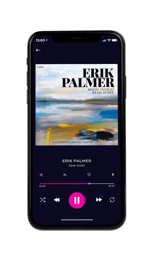 Tablet view of Premade Contemporary Music Album Cover - Celeste #21133 | AlbumArtZone*