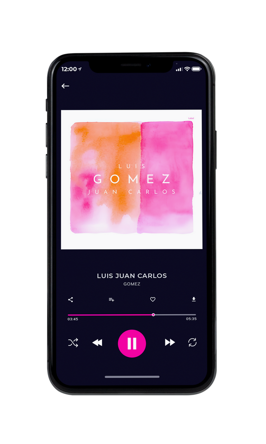 Tablet view of Premade Electronica & Ambient Album Cover - Lavender Pink #21182 | AlbumArtZone*