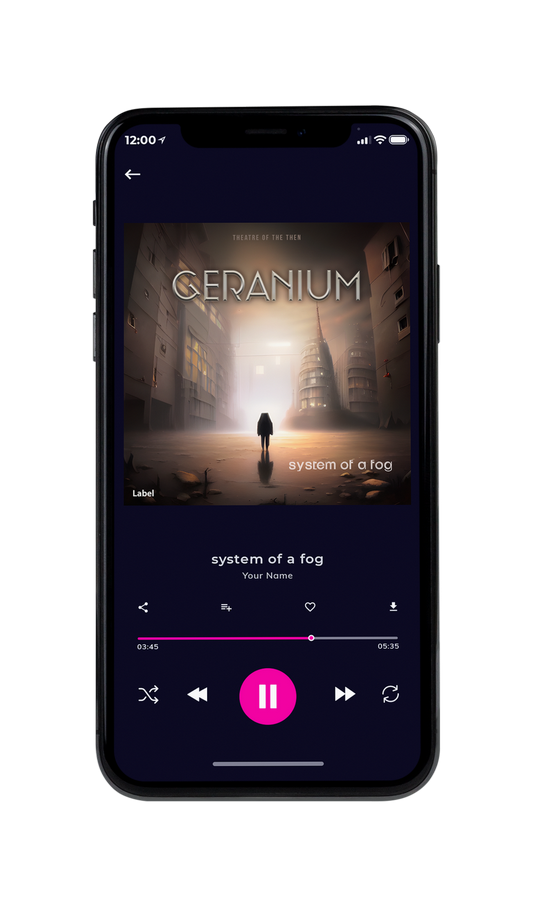 Tablet view of Premade Electronica & Ambient Album Cover - Taupe #21434 | AlbumArtZone*