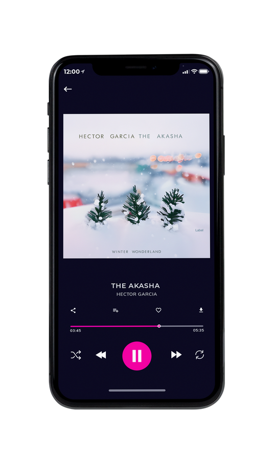 Tablet view of Premade Christmas Music Album Cover - Mischka #21501 | AlbumArtZone*