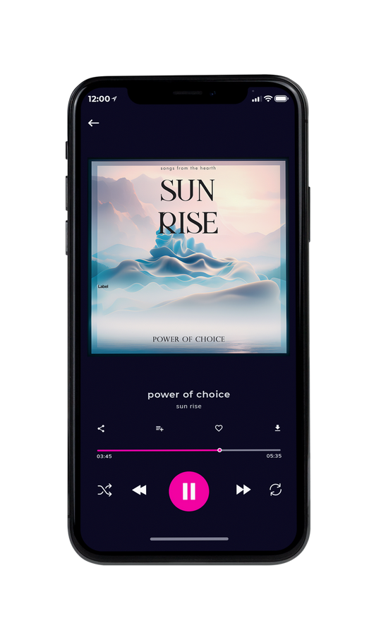 Tablet view of Premade Indie & Folk Music Album Cover - Swirl #21808 | AlbumArtZone*