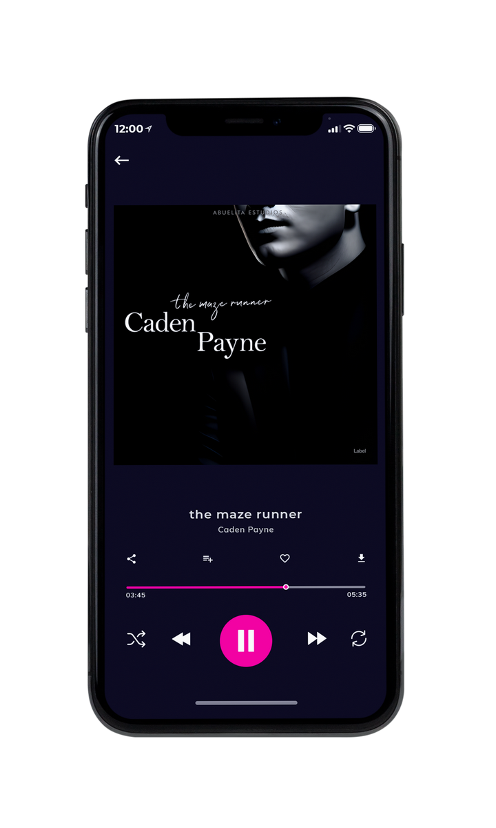 Tablet view of Premade Pop Album Cover - Black #21836 | AlbumArtZone*