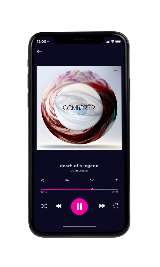Tablet view of Premade Electronica & Ambient Album Cover - Swiss Coffee #21853 | AlbumArtZone*