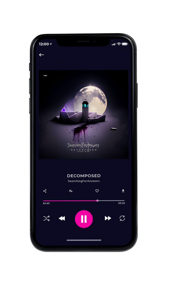 Tablet view of Premade Heavy Metal & Gothic Metal Album Cover - Cinder #21952 | AlbumArtZone*
