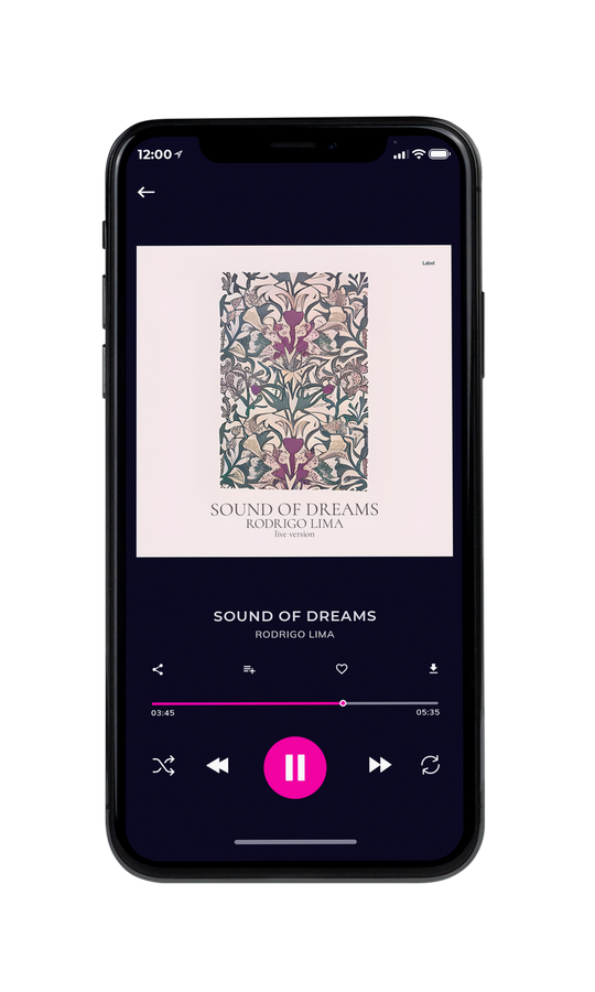 Tablet view of Premade Indie & Folk Music Album Cover - White Linen #22055 | AlbumArtZone*