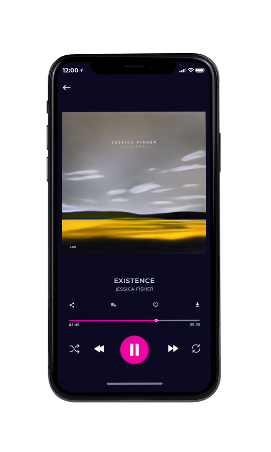 Tablet view of Premade Electronica & Ambient Album Cover - Granite Green #22111 | AlbumArtZone*