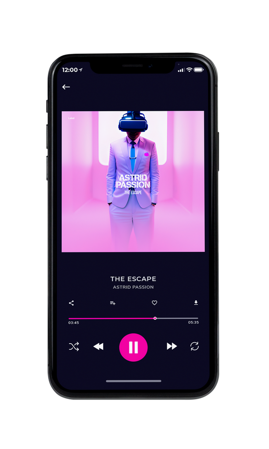 Tablet view of Premade Pop Album Cover - Light Orchid #22114 | AlbumArtZone*