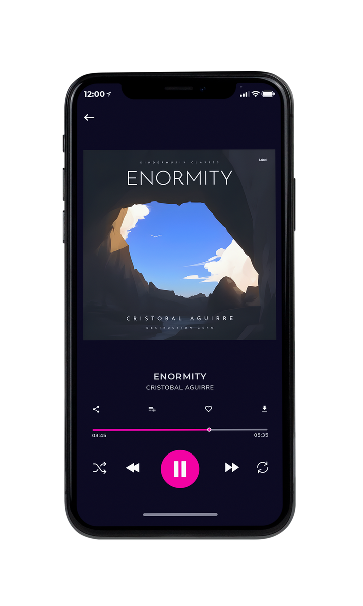 Tablet view of Premade Electronica & Ambient Album Cover - Shark #22155 | AlbumArtZone*