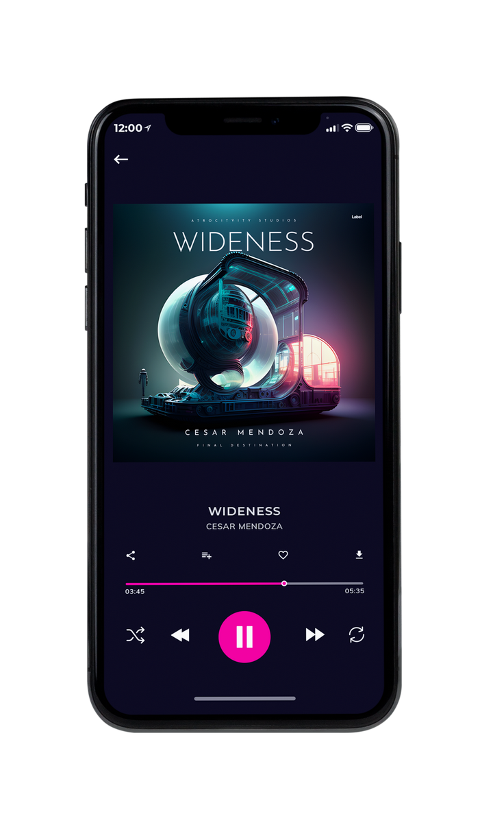 Tablet view of Premade Electronica & Ambient Album Cover - Mirage #22161 | AlbumArtZone*