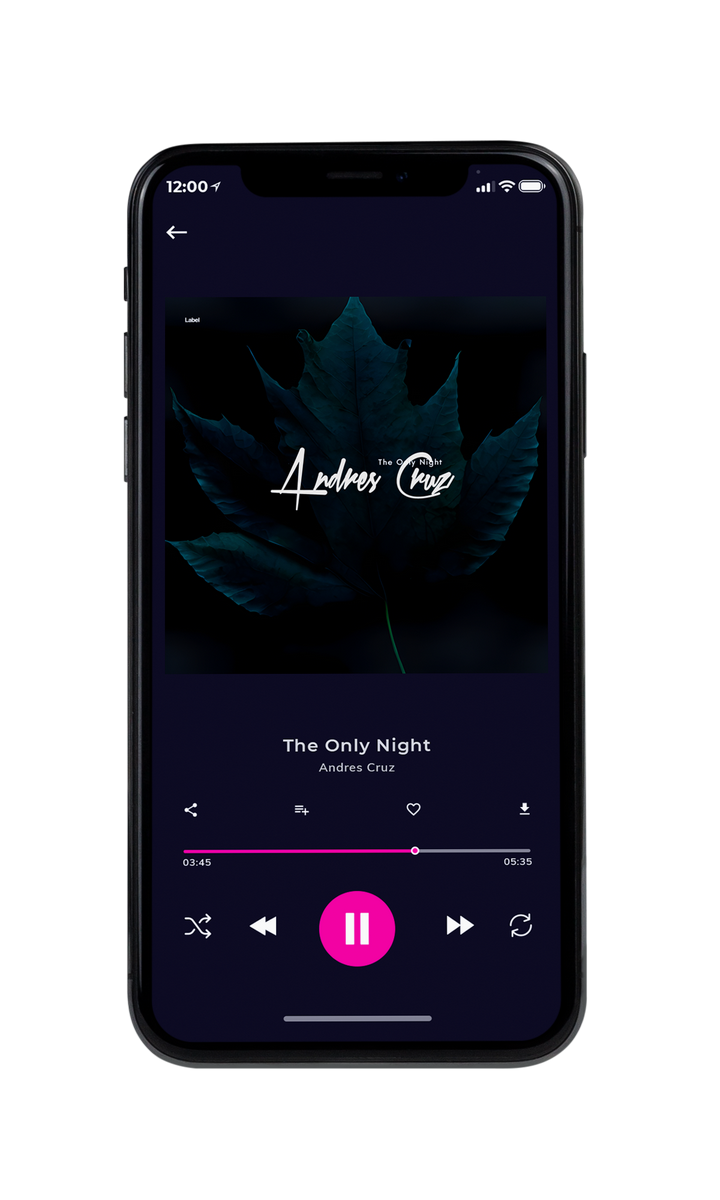 Tablet view of Premade Electronica & Ambient Album Cover - Ebony #22271 | AlbumArtZone*