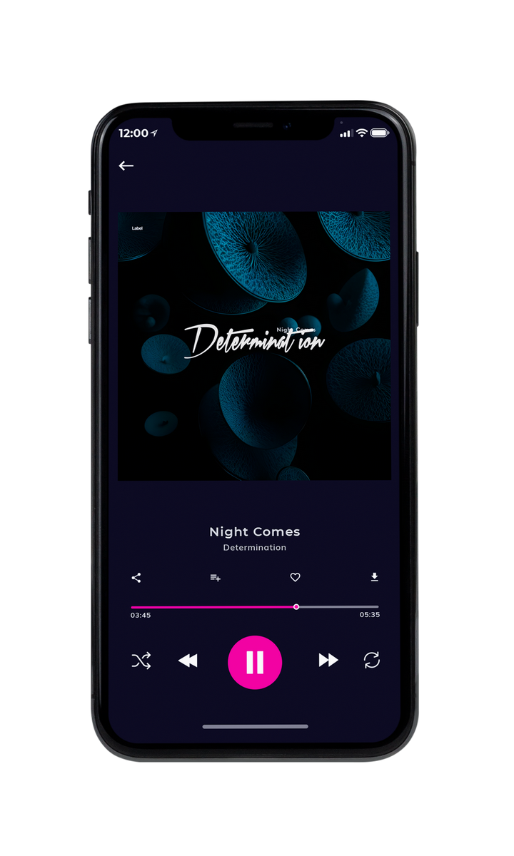 Tablet view of Premade Electronica & Ambient Album Cover - Black Pearl #22279 | AlbumArtZone*
