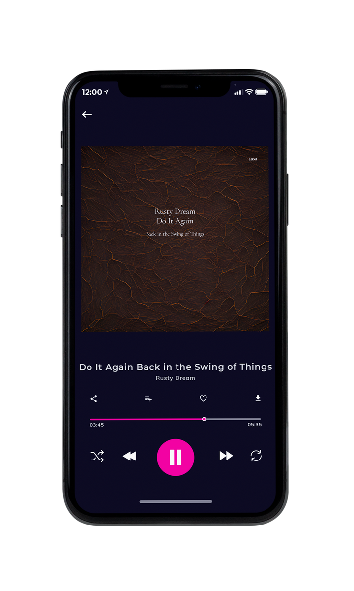 Tablet view of Premade Indie & Folk Music Album Cover - Oil #22395 | AlbumArtZone*