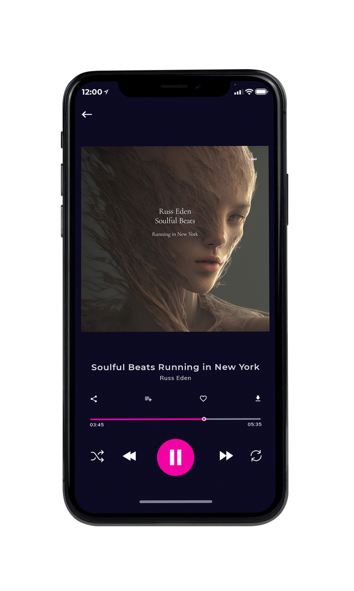 Tablet view of Premade Indie & Folk Music Album Cover - Taupe #22492 | AlbumArtZone*