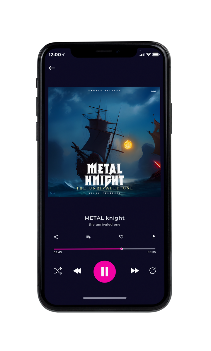 Tablet view of Premade Heavy Metal & Gothic Metal Album Cover - San Juan #22571 | AlbumArtZone*