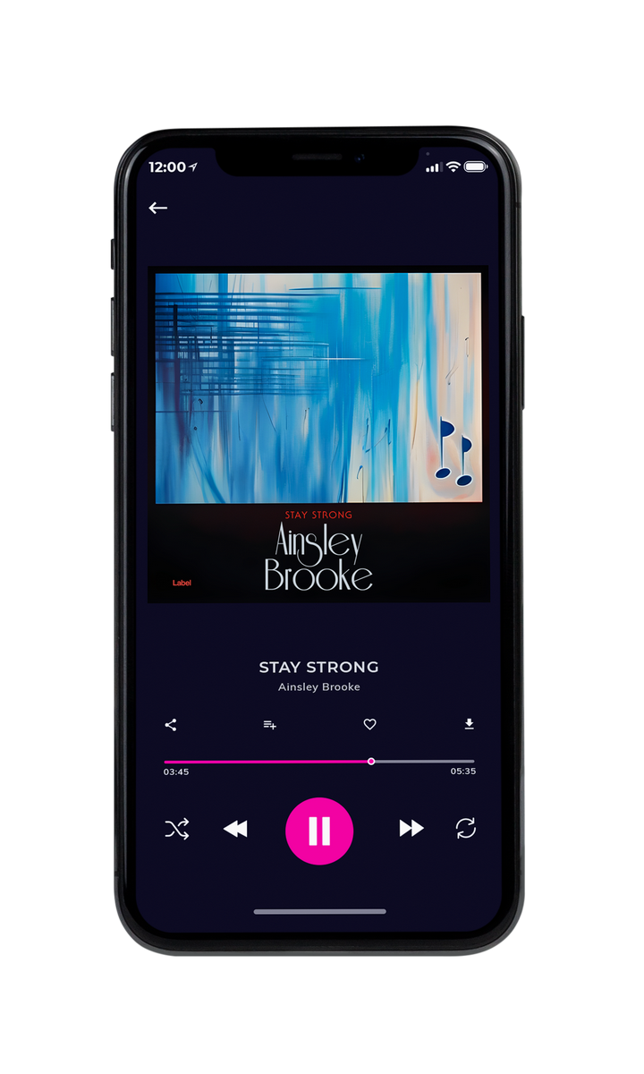Tablet view of Premade Contemporary Music Album Cover - Vulcan #22607 | AlbumArtZone*