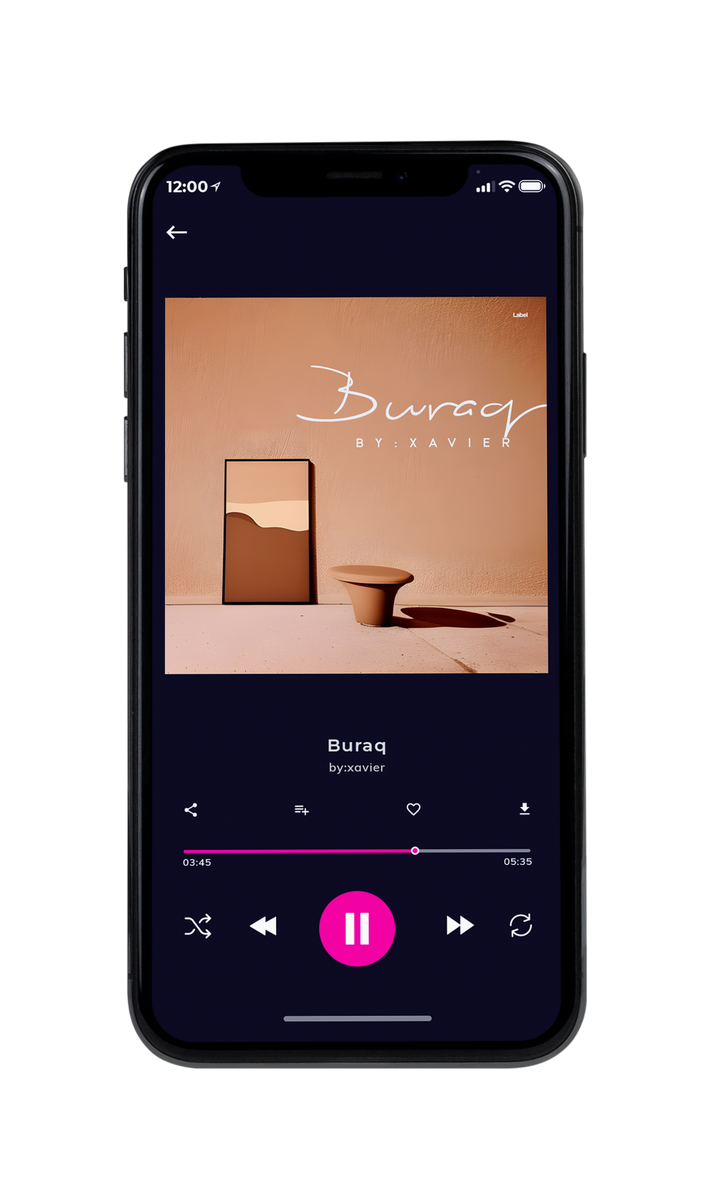 Tablet view of Premade Electronica & Ambient Album Cover - Tan #22683 | AlbumArtZone*