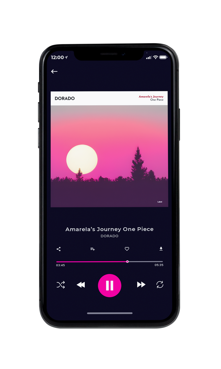Tablet view of Premade Contemporary Music Book Cover - Deep Blush #22713 | AlbumArtZone*