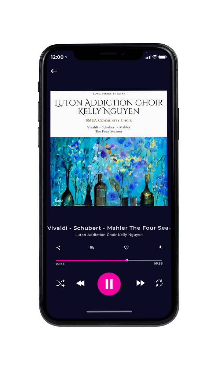 Tablet view of Premade Contemporary Music Book Cover - Hippie Blue #22732 | AlbumArtZone*
