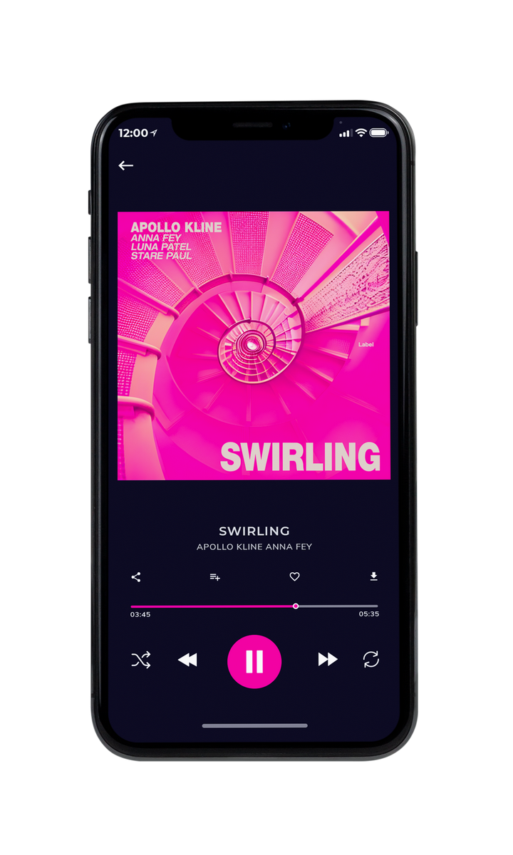 Tablet view of Premade Contemporary Music Album Cover - Violet Red #22784 | AlbumArtZone*