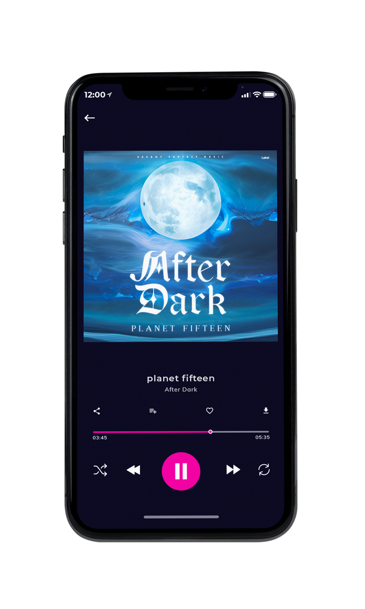 Tablet view of Premade Podcast Album Cover - Chambray #22829 | AlbumArtZone*